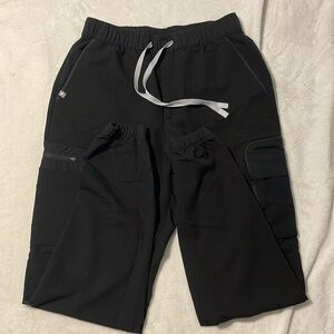 Figs scrub jogger pants limited edition 20 pocket pants mens size LT black